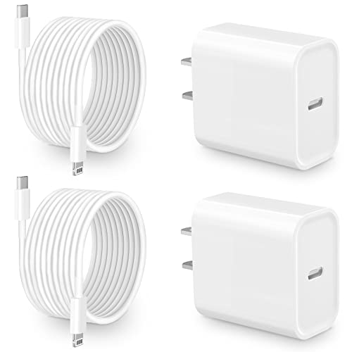 [Apple MFi Certified] iPhone 14 Fast Charger, KASHIMURA 2 Pack 20W USB C Power Delivery Wall Charger with 6FT Type C to Lightning Quick Charge Sync Cord for iPhone 14 13 12 11 Pro/XS/XR/X/iPad/AirPods