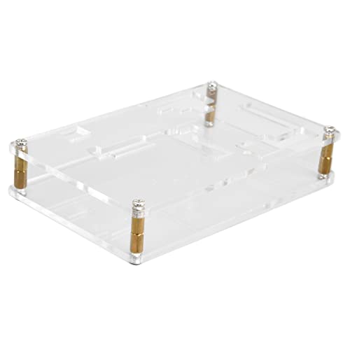 Acrylic Protective Case, Durable Radio Board Shell Standard Size with Fasteners for Electronic Equipment DIY