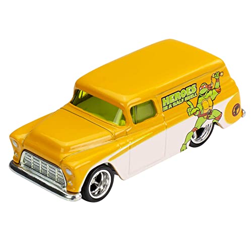 Hot Wheels Pop Culture 55′ Chevy Panel 1:64 Scale Vehicle for Kids Ages 3 Years Old & Up & Collectors of New & Classic Toy Cars, Featuring Character-Favorite Castings as Canvases