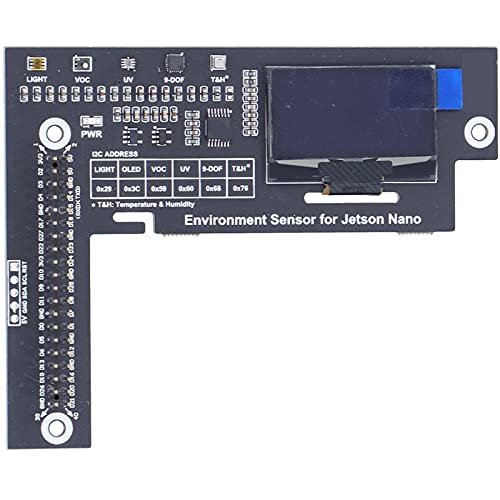 Environmental Sensor Expansion Board, DIY Sensor Expansion Module Small Compact I2C Interface Communication for Jetson Nano