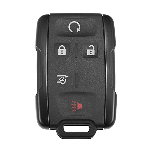 X AUTOHAUX 5 Button Keyless Entry Remote Control Replacement Key Fob Proximity Smart Fob M3N32337100 for Chevrolet Tahoe 2015-2020 315MHz