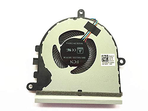 Fleshy Leaf New CPU Cooling Fan Replacement for Dell Inspiron 15 5570 5575 3533 3583 3585 5593 5594 3501 3505 P75F Series DFS531005MCOT FK39 PB7806S05HN2 DC5V 0.5A 07MCD0