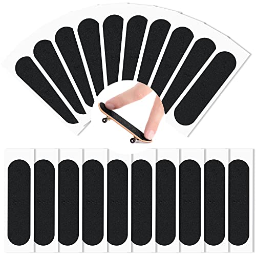 Haisalin 20Pcs Fingerboard Grip Tape, Precut Fingerboard Foam Grip Tape,Foam Grip Tape for Fingerboards, Precut & One Step Instal(20)