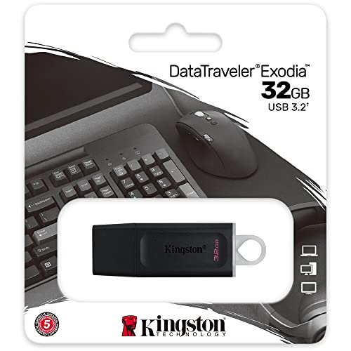 Kingston 32GB DataTraveler Exodia Flash Drives – DTX/32GB (Pack of 10) | The Storepaperoomates Retail Market - Fast Affordable Shopping
