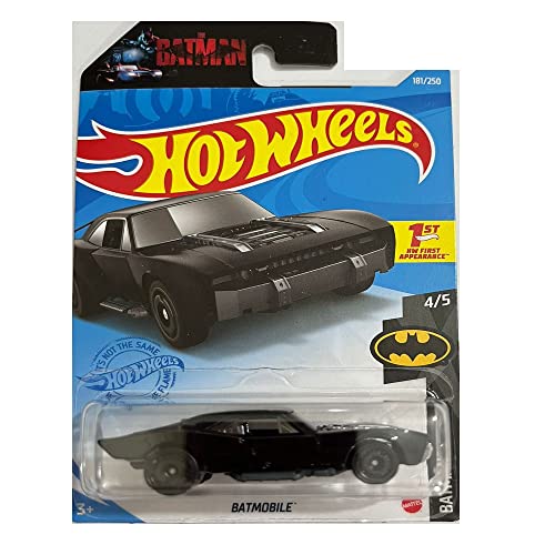 Hot Wheels 2021 – Batmobile – 181/250 [Glossy Black] – Batman 4/5 – 1st Appearance