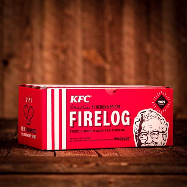 Enviro-Log KFC Fire Log – 2021 Version, 11 Herbs & Spices Fire Starter Log 4.3 Lbs for Christmas 2021 KFCLog1 | The Storepaperoomates Retail Market - Fast Affordable Shopping