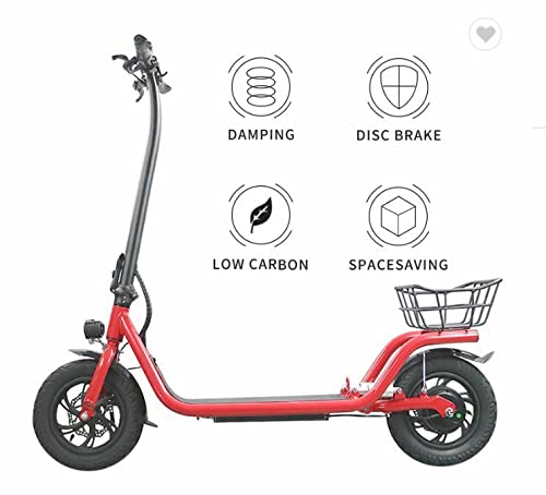 Eswing 350w/36v Lightweight Folding Two Wheel Electric Kick Scooter with Basket | The Storepaperoomates Retail Market - Fast Affordable Shopping