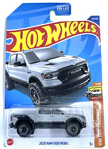 Hot Wheels 2022 – 2020 RAM 1500 Rebel – 23/250 [Silver/Black] HW Hot Trucks 1/10