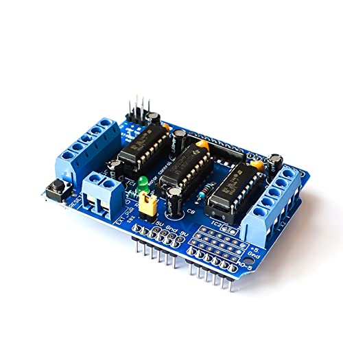 L293D DC Motor Drive Shield Stepper Motor Drive Shield Expansion Board Compatible with Arduino 2pcs | The Storepaperoomates Retail Market - Fast Affordable Shopping