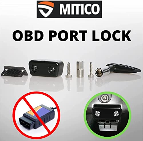 MITI OBD Protector | Metal OBD2 Port Lock Cap | Car Anti-Theft OBD Locking Device | Model R