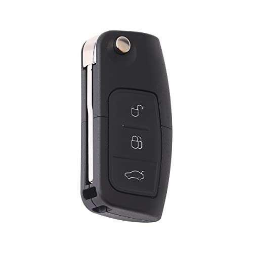 OCESTORE Car Key Fob Keyless Control Entry Remote Vehicles Replacement Compatible with Focus Mondeo Fiesta 433MHZ 3 Button