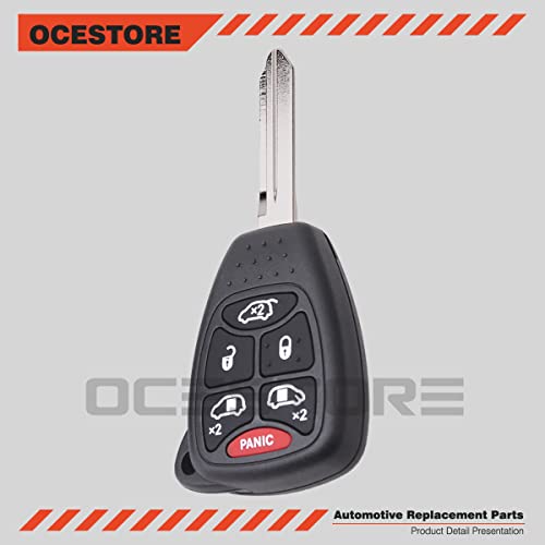 OCESTORE Car Key Fob Keyless Control Entry Remote M3N5WY72XX 6 Button Vehicles Replacement Compatible with Town Country Caravan Grand Caravan | The Storepaperoomates Retail Market - Fast Affordable Shopping