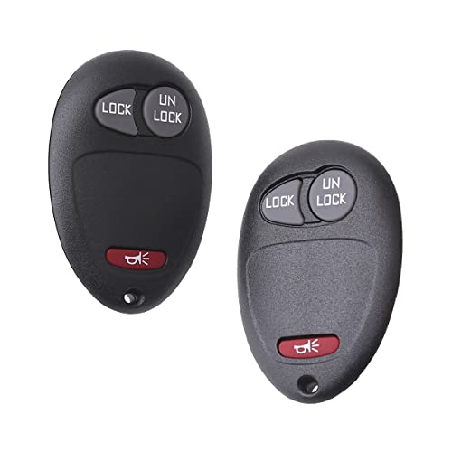 OCESTORE 2Pcs L2C0007T Car Key Fob Keyless Control Entry Remote Vehicles Replacement Compatible with Regal Century Colorado Canyon H3 3 Button 10335582