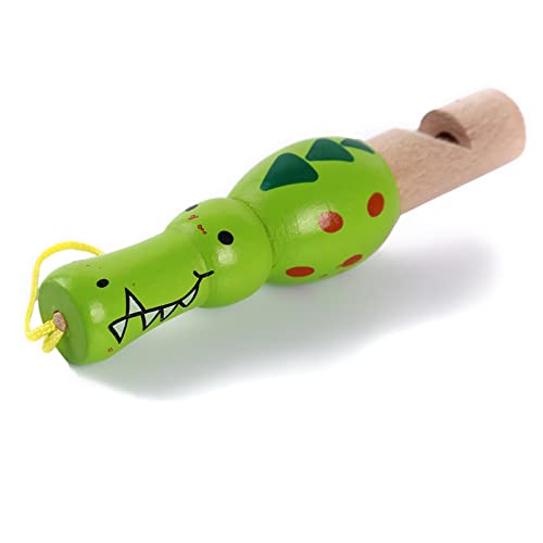 DAIHUI Wooden Small Whistle Cute Whistle Educational Toy for Kid Child(Style 2)