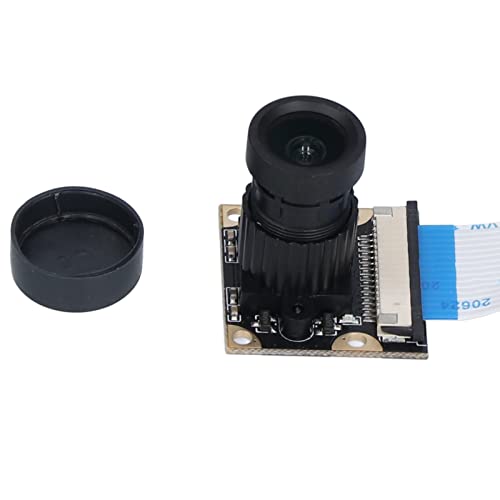 5 MP Camera Module, 1/4in CMOS High Sensitivity Photosensitive Chip OV5647 Webcam Board for Raspberry Pi 2 4 3B+ Model