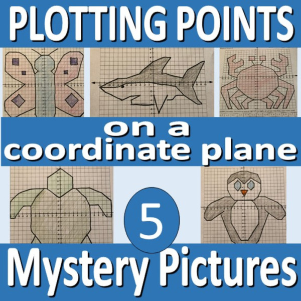 mystery pictures (5) plotting points on a coordinate plane