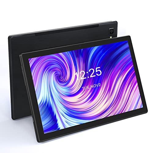 Android Tablet 10 Inch, WiFi Tablets PC with 13MP Dual Cameras, Octa Core Processor 5G Phone Tablet, 32GB Storage,1280 * 800 IPS HD Display, Black