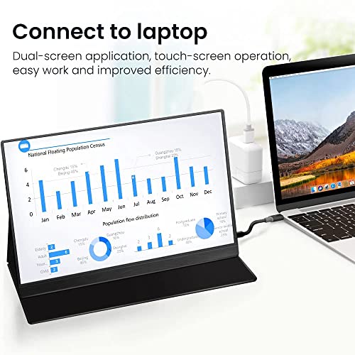 Bimawen 15.0″ Touchscreen Portable Monitor,Ultra-Thin 1080p HDR Compatible with Xbox,Switch,PC,Laptop,FHD 1920×1080 IPS Screen | The Storepaperoomates Retail Market - Fast Affordable Shopping