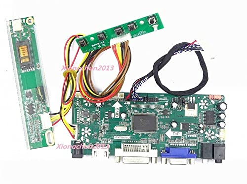 xiongbiao HDMI DVI VGA LCD Controller Board kit DIY for LP171WP4-TL03 1440X900 17.1″ Panel Work for Arcade1Up Machine Modification