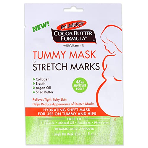 Palmers Cocoa Butter Formula Tummy Mask for Stretch Marks Sheet Women Mask 1 Pc