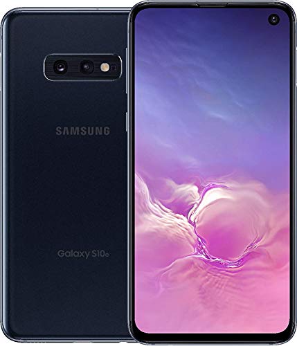 Samsung Galaxy S10e (128GB, 6GB) 5.8″ AMOLED, Snapdragon 855, 4G LTE Fully Unlocked (AT&T, Verizon, T-Mobile, GoogleFi) G970U (Fast Car Charger Bundle, Prism Black)