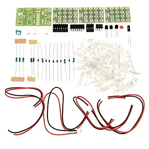 SH-CHEN Breadboard Module Electronics Learning Kit DIY CD4017+ne555 Strobe DIY kit Accessories