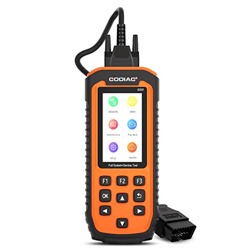 GODIAG GD201 OBD2 Scanner All Systems Diagnostic Scan Tools with 29 Hot Service Reset for Commonly Cars with Oil Light & EPB Reset Service, Car Handheld Diagnostic Device Scanner Code Reader Check