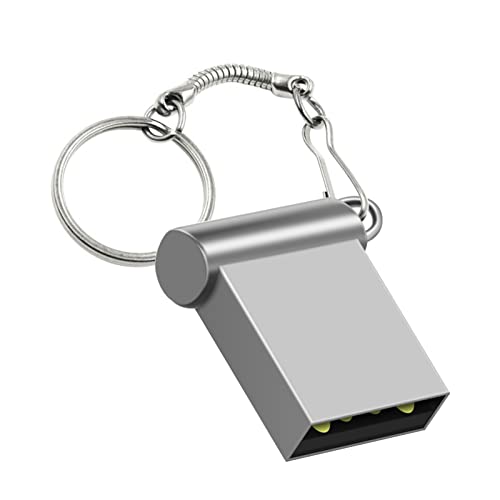 U Disk IPX7 4/8/16/32/64/128GB Universal Solid Color Pen Drive Anti-Magnetic Anti-Collision Silver 128GB