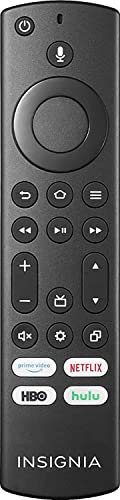 OEM Replacement Fire TV Voice-Activated Remote Control NS-RCFNA-21 for Insignia Fire TV Build-in Prime Video/Netflix/Hulu HBO or IMDb TV Hot Keys (Renewed)