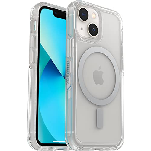 OtterBox Symmetry Series+ Clear Antimicrobial Case with MagSafe for iPhone 12/13 Mini – Clear