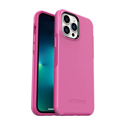 OtterBox SYMMETRY SERIES+ Antimicrobial Case with MagSafe for iPhone 12/13 Pro Max – Strawberry Pink