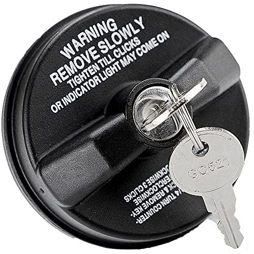 Locking Gas Cap, Lock Fuel Cap Replace 12495845 Compatible with Chevy, GMC, Toyota, Honda, Nissan, Subaru, Acura, Buick, Cadillac, Infiniti, Isuzu, Mitsubishi, Scion, Suzuki, Pontiac