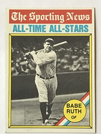 1976 Topps #345 Babe Ruth EX (Excellent) | The Storepaperoomates Retail Market - Fast Affordable Shopping