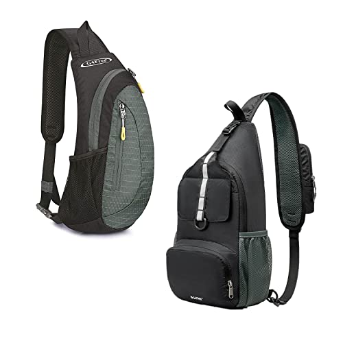 G4Free Sling Bags Men Women Shoulder Backpack Packable Sling Bags Hiking Backpack for Men Women Outdoors