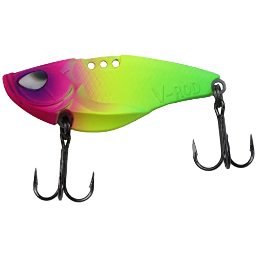 acme V-Rod Fishing Lure, Party Boy Color, 3/4 oz Size