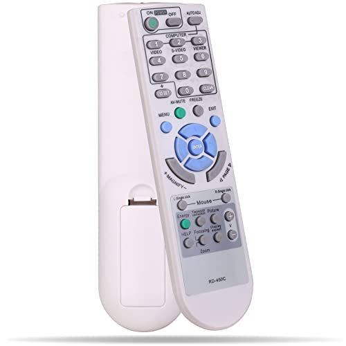 Universal Remote Control for All NEC Projector NP-M260X NP-M271W NP-M271X NP-M300W NP-M300WS NP-M300X NP-M300XS NP-M311W NP-M311X NP-M350X NP-M361X NP-M420X and More