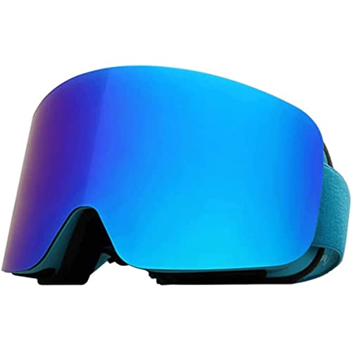 Blacklight Ski Goggles Ski Goggles,Snowboarding Goggles, with Double Anti-Fog Snow Goggles,Windproof Large Spherical Card Myopia, for Outdoor Skiing for Men and Women