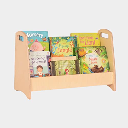 Chitrani Nursery Low Book Display Shelf – Small | Kids Montessori Furniture-Boho Furniture-Nursery Shelf Decor Portable