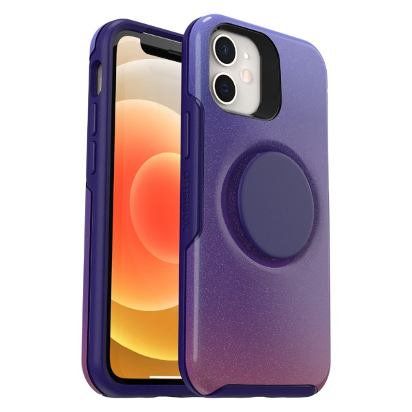 OtterBox Otter + POP Symmetry Series Case for iPhone 12 Mini – Violet Dusk