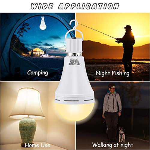 8 Pack Emergency Rechargeable LED Light Bulb 3000K Soft White Light Bulbs for Power Failure with Hook 1200mAh 12W 60W Equivalent LED Light Bulbs for Home Camping Outdoor Activity Power Outage (8 Pack) | The Storepaperoomates Retail Market - Fast Affordable Shopping