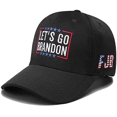 COMMINY Lets Go Brandon Baseball 2024 American Flag FJB Hat Women Men Adjustable Dad Hat