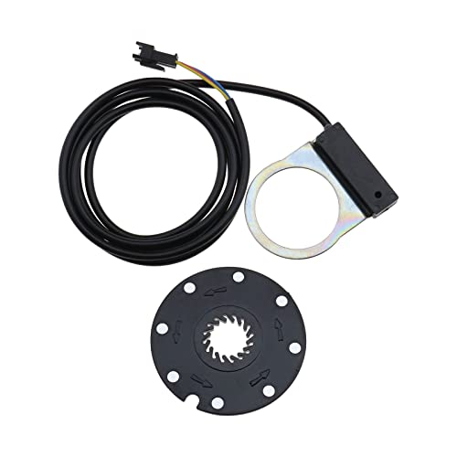 8 Magnets Pulse Assist System Speed Sensor with 3Pin Male Connector 90cm Cable for Electric Bicycle E-Bike E-Bike Mountain Bike PAS Electric Bikes Accessories