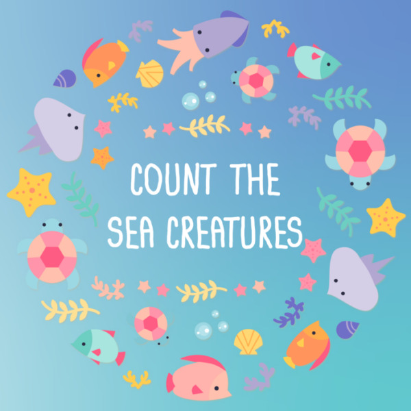 Count The Sea Creatures