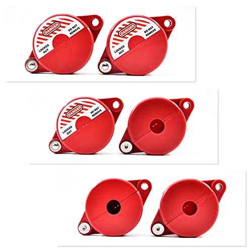 Gate Valve Lockout Device 2Pack Rotating Plastic Outdoor Water Hose Protector Babyproof 1-2.5in Diameter Valve Handles Red Secure for Water Spigot Faucet Knob Oil Natural Gas Propane Tank Lock Outdoor | The Storepaperoomates Retail Market - Fast Affordable Shopping