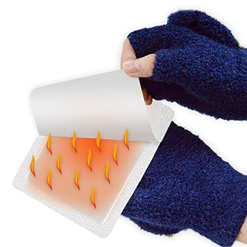 YAHHU Winter Hand Warmers Disposable, Body Warmer with Adhesive Backing, 30 Pack Air Activated Heat Pads for Hands Legs – Hot Body for Skiing Camping – Long Lasting Warm | Natural Safe Using
