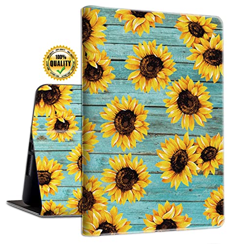 Kindle Fire 8 Case Amazon 2020 Sunflower Fire HD 8 Plus Tablet Case 10th Generation Yellow Flower 8 inch Tablet Cover Slim Rugged Auto Wake/Sleep for Kids Women Girls Kids
