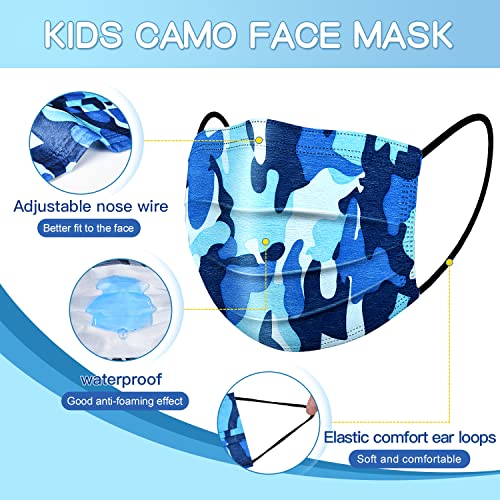 50pcs Kids Disposable Face Masks, 3 Ply Kids Masks Disposable Colorful Cute Face masks for Children, Girls & Boys | The Storepaperoomates Retail Market - Fast Affordable Shopping