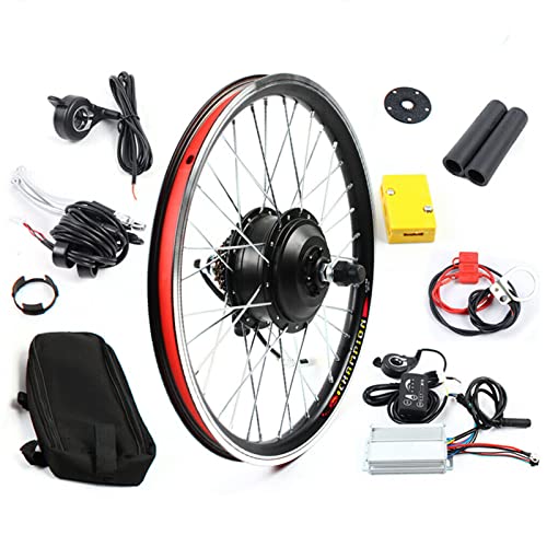 Gdrasuya10 20″ Electric Bicycle Rear Wheel E-Bike Conversion Kit 36V 250W Bike Bicycle Cycling Power Hub Motor SW-810 LED Display Intelligent Controller Set (20” 36V 250W Rear Wheel Kit)