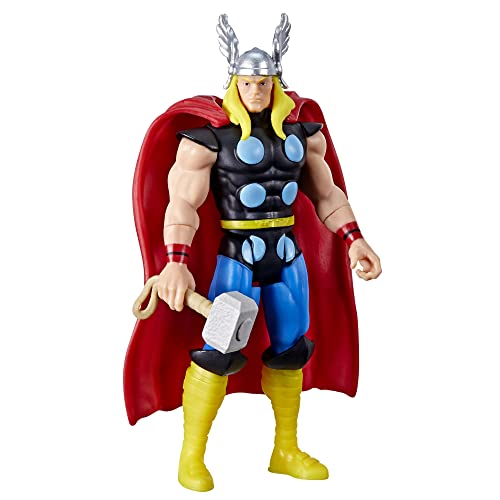 Marvel Legends Series 3.75-inch Retro 375 Collection Thor Action Figure Toy, 1 Accessory