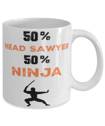 Head Sawyer Ninja Coffee Mug,Head Sawyer Ninja, Unique Cool Gifts For Professionals and co-workers | The Storepaperoomates Retail Market - Fast Affordable Shopping